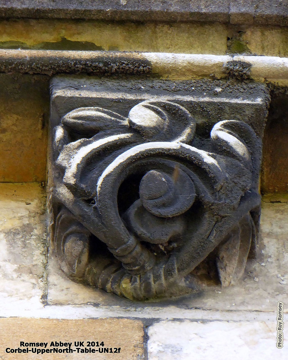 Romsey Abbey Corbel-UpperNorthUN12