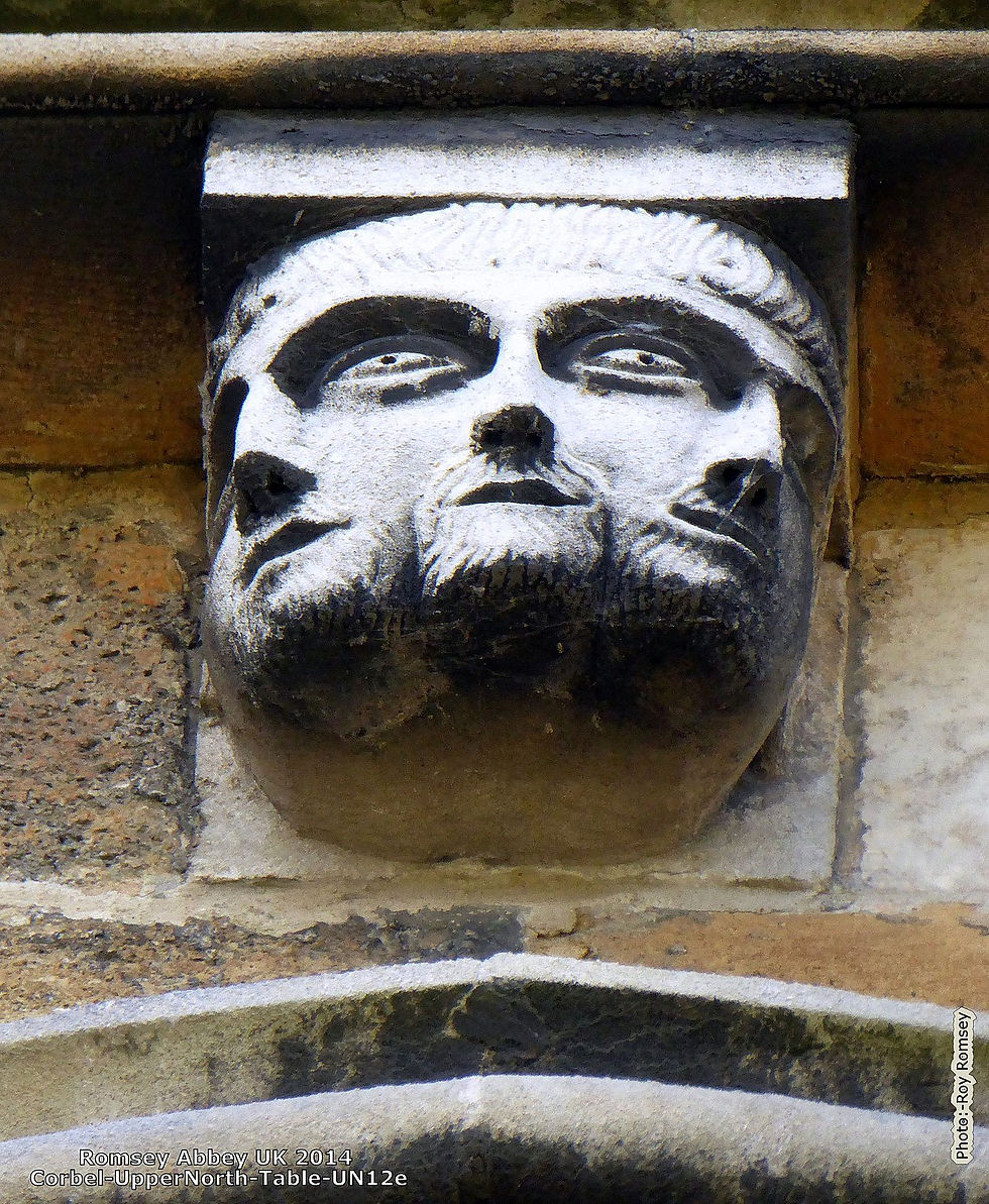 Romsey Abbey Corbel-UpperNorthUN12