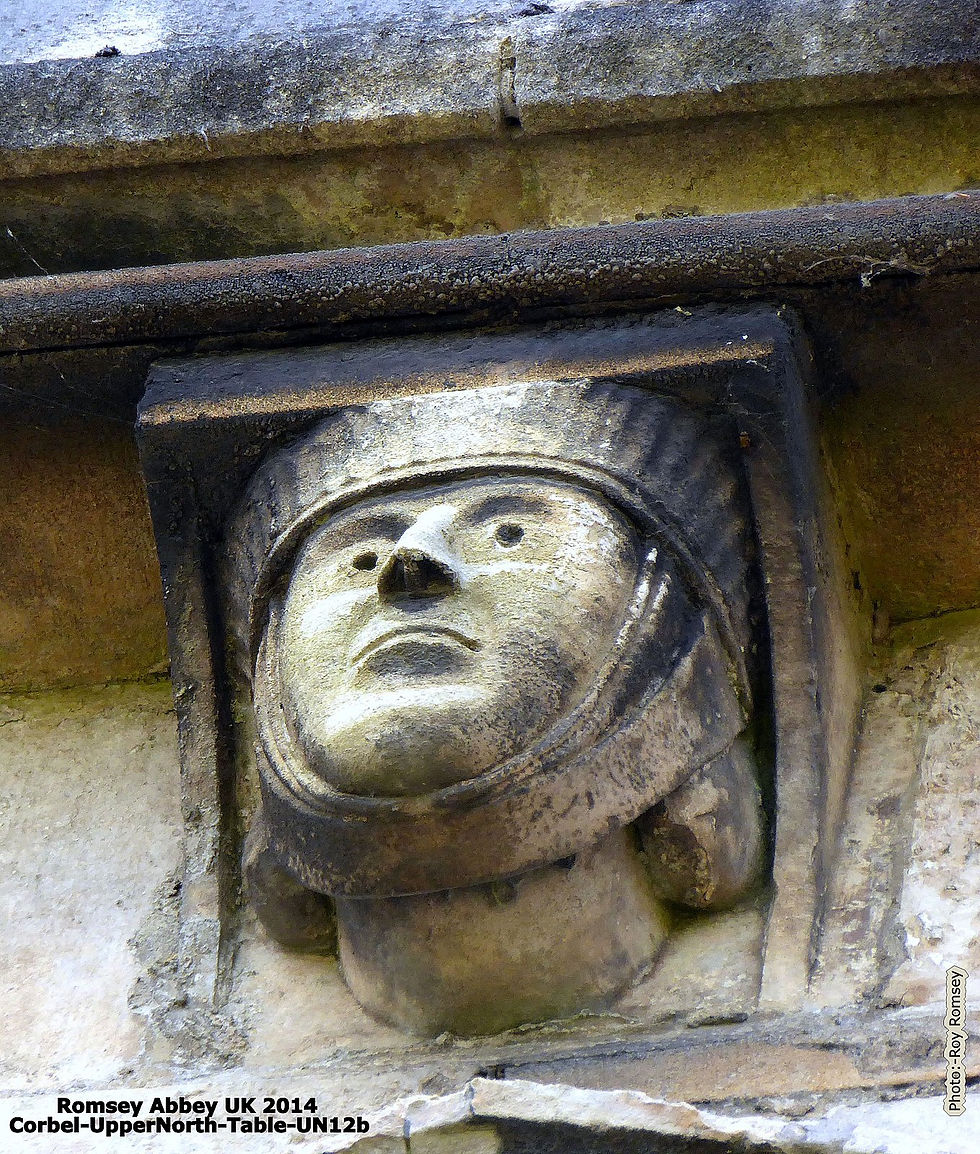 Romsey Abbey Corbel-UpperNorthUN12