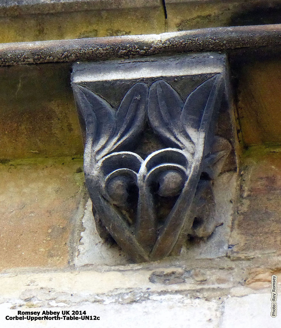 Romsey Abbey Corbel-UpperNorthUN12