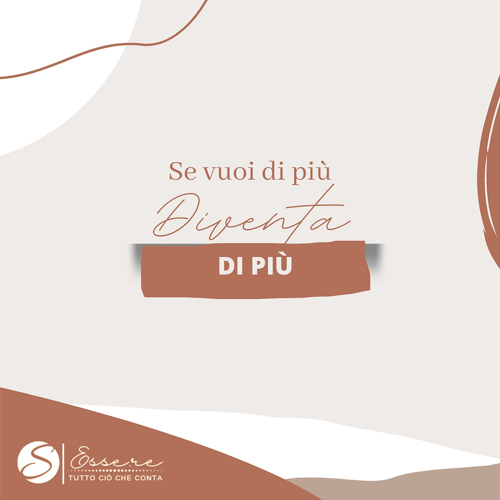 frase motivazionale sulla crescita "se vuoi di più diventa di più"