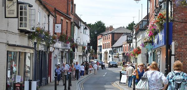 hustle andbustle in th streets of Southwell
