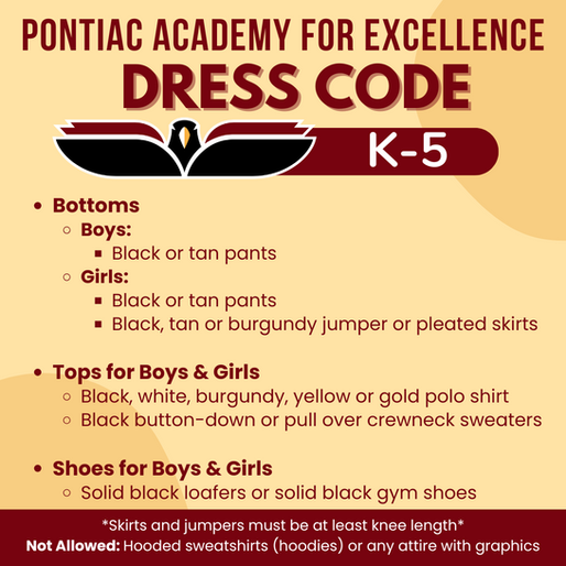 Dress Code 2025-2026 School Year