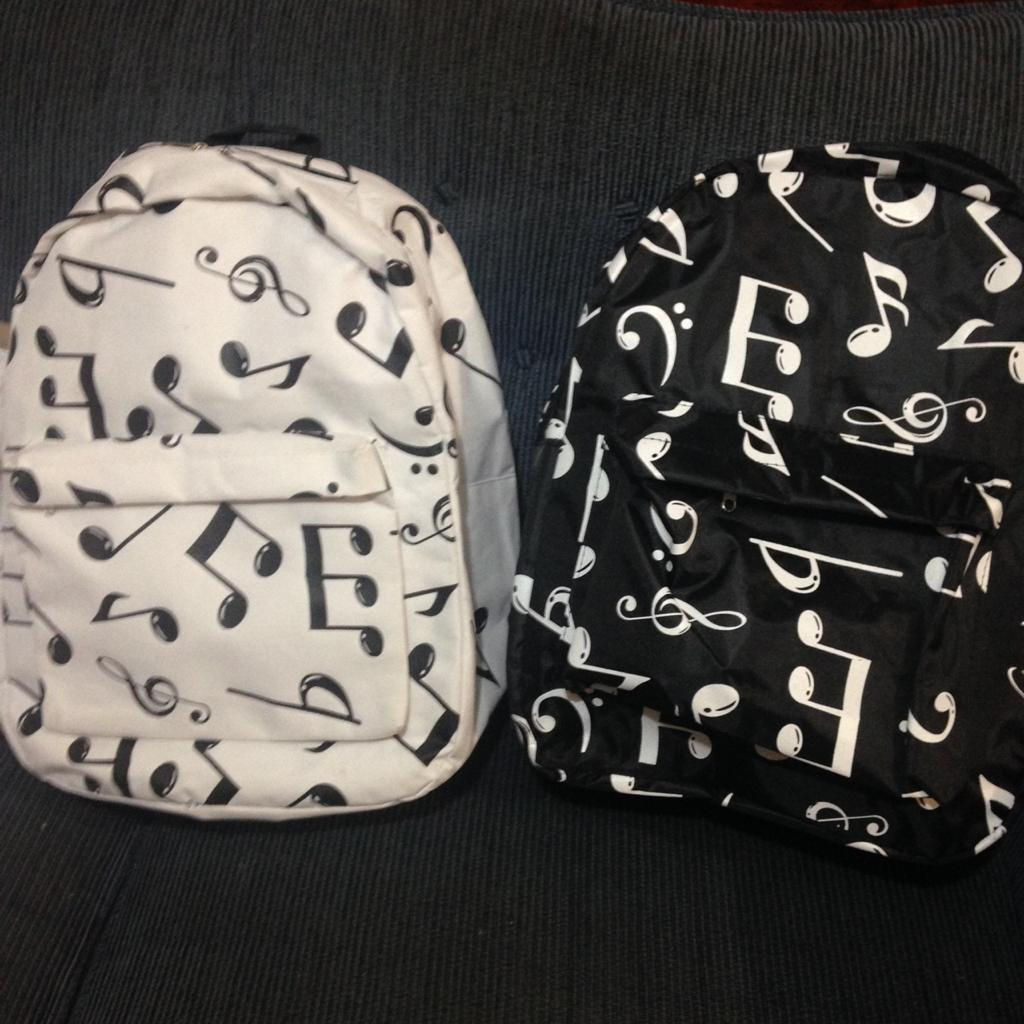 Mochilas con estampado de Notas Musicales