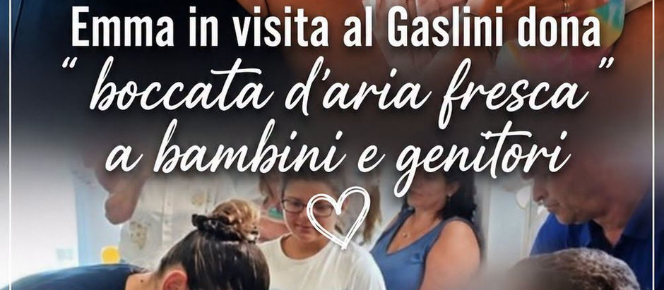 Emma à l'institut Giannina Gaslini