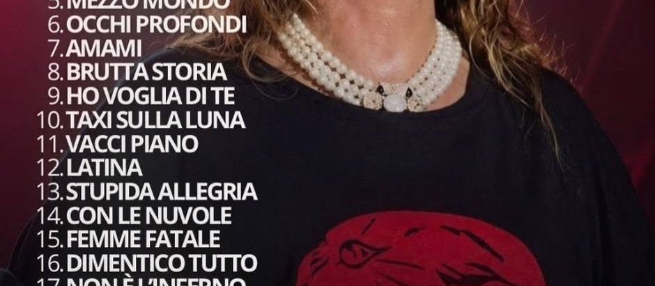Setlist de la tournée d'Emma