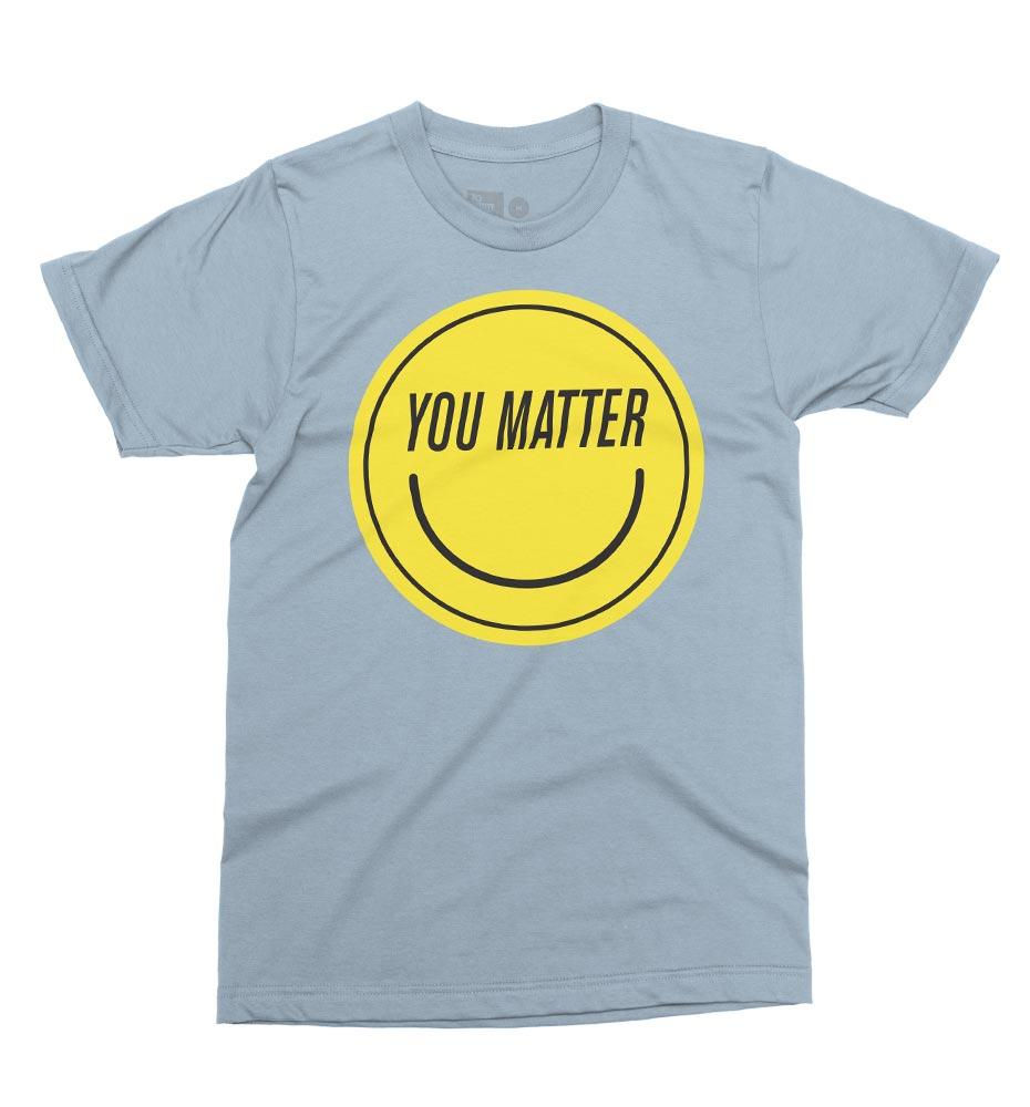 Smiley Blue Shirt