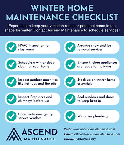 Winter Home Maintenance Checklist