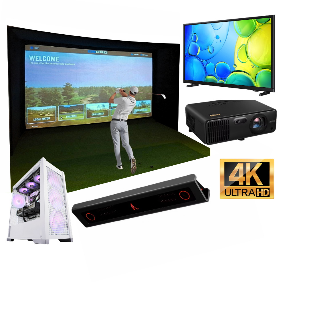 Eagle Package - VTrack DX10 / Benq 4k Complete Golf Simulator