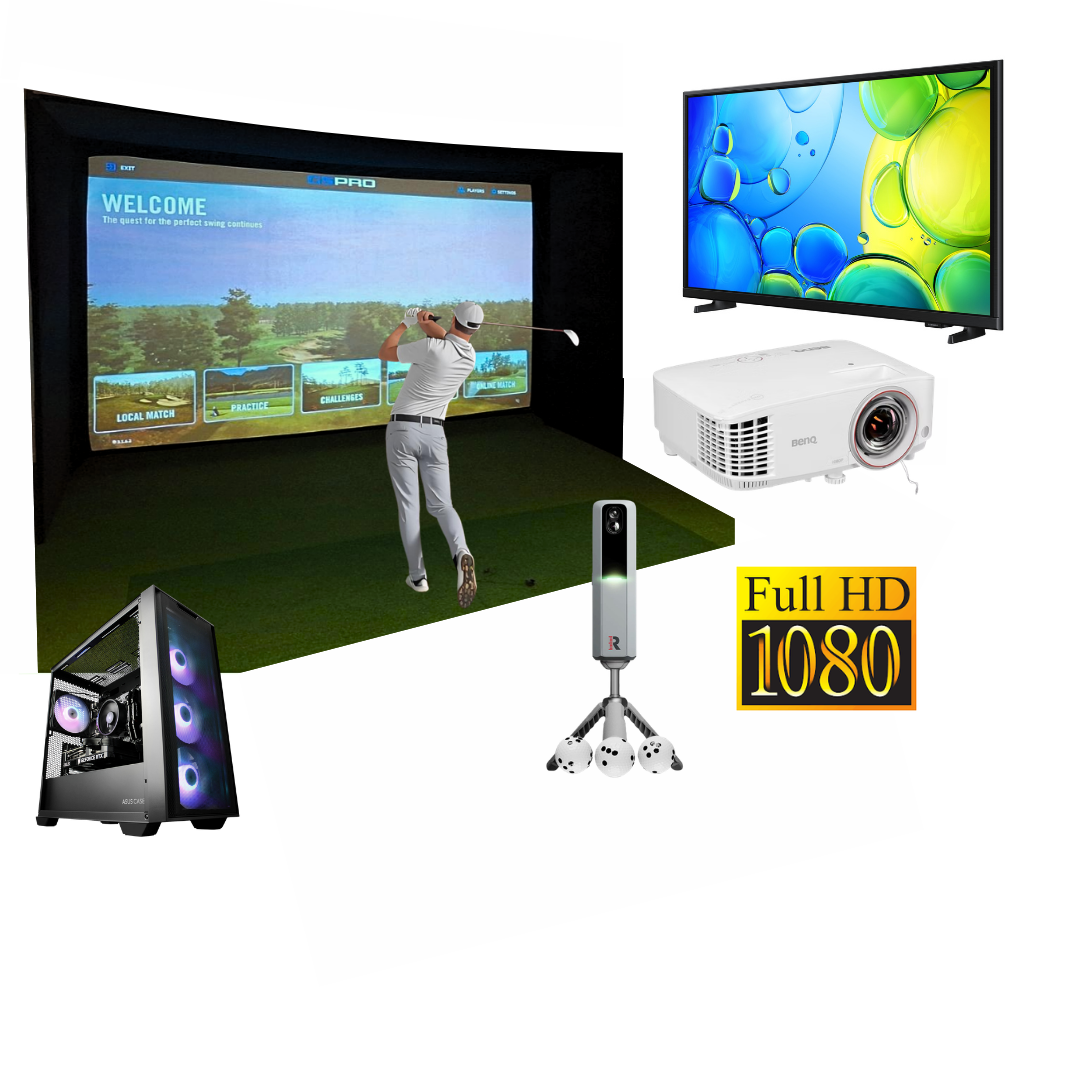 Par Package - Rapsodo / Benq 1080p Complete Golf Simulator