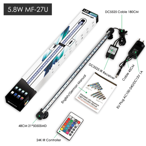 Thumbnail: Fish Tank LED Light, Remote, Waterproof