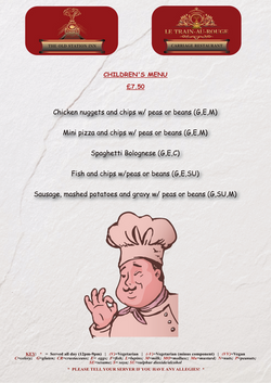 MENU - KIDDIES