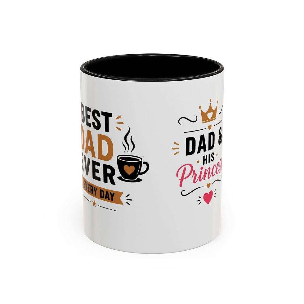 Best Dad Ever Coffee Mug by JSantos Commerce premium ceramic mug for Father's Day gifts and everyday coffee