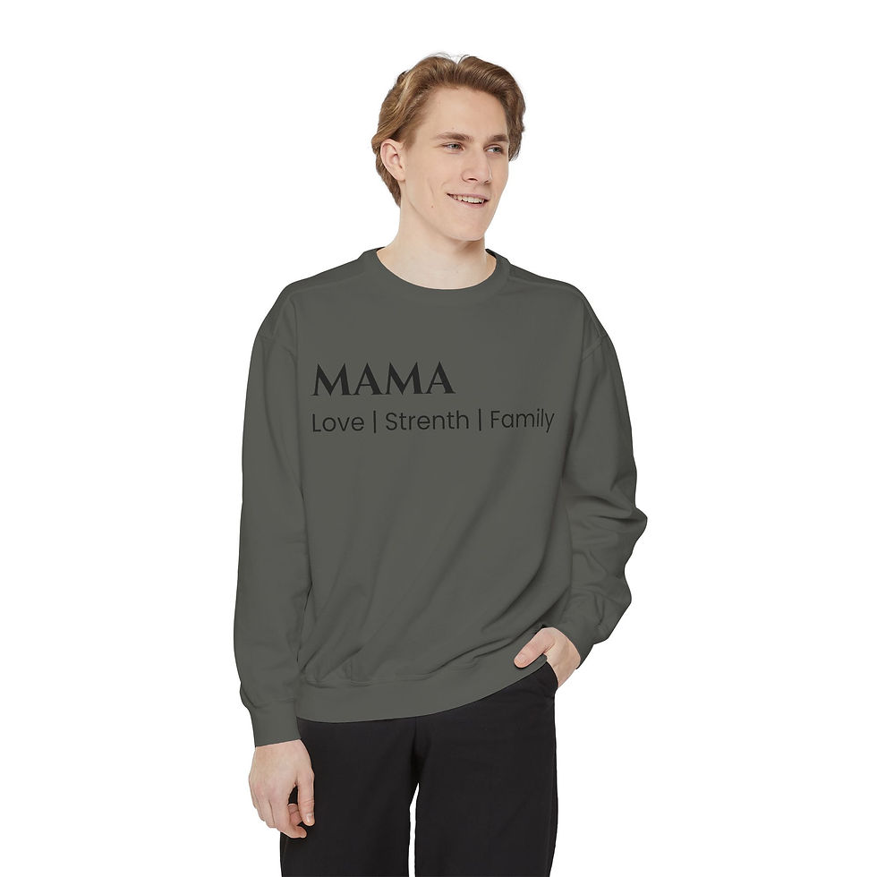 Thumbnail: Mama Sweatshirt Love | Strength | Family | Cozy Crewneck for Moms