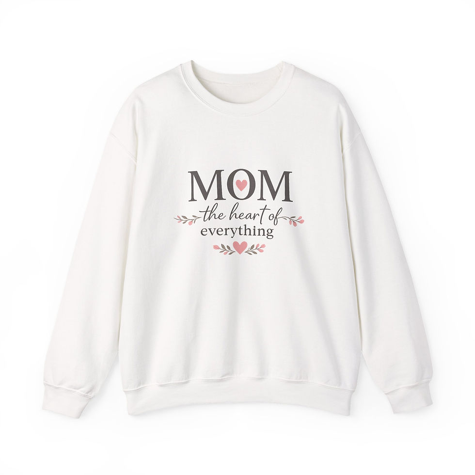 Mom Heart of Everything crewneck sweatshirt product view