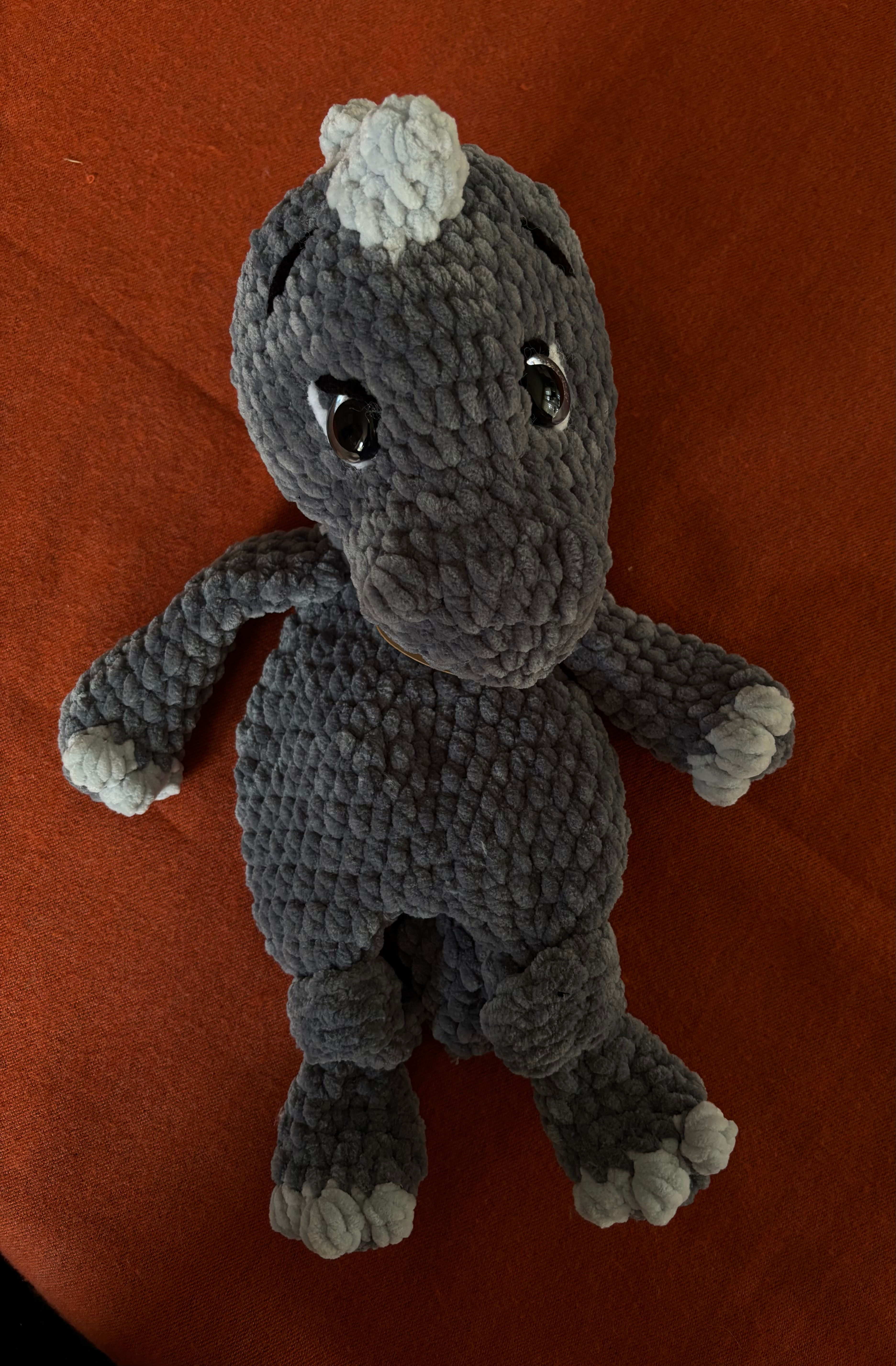 Schnuffeldino dunkelgrau