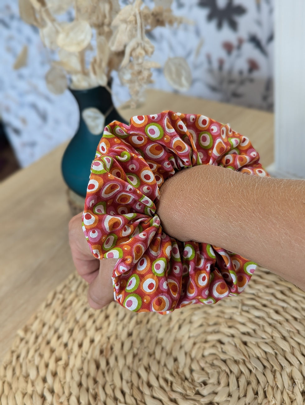 Miniature : Chouchou rouge à pois