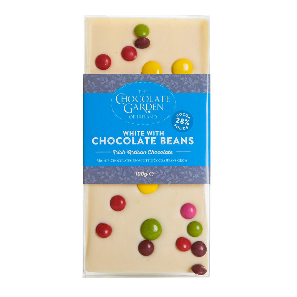 White Chocolate with Beans Gourmet Bar 100g