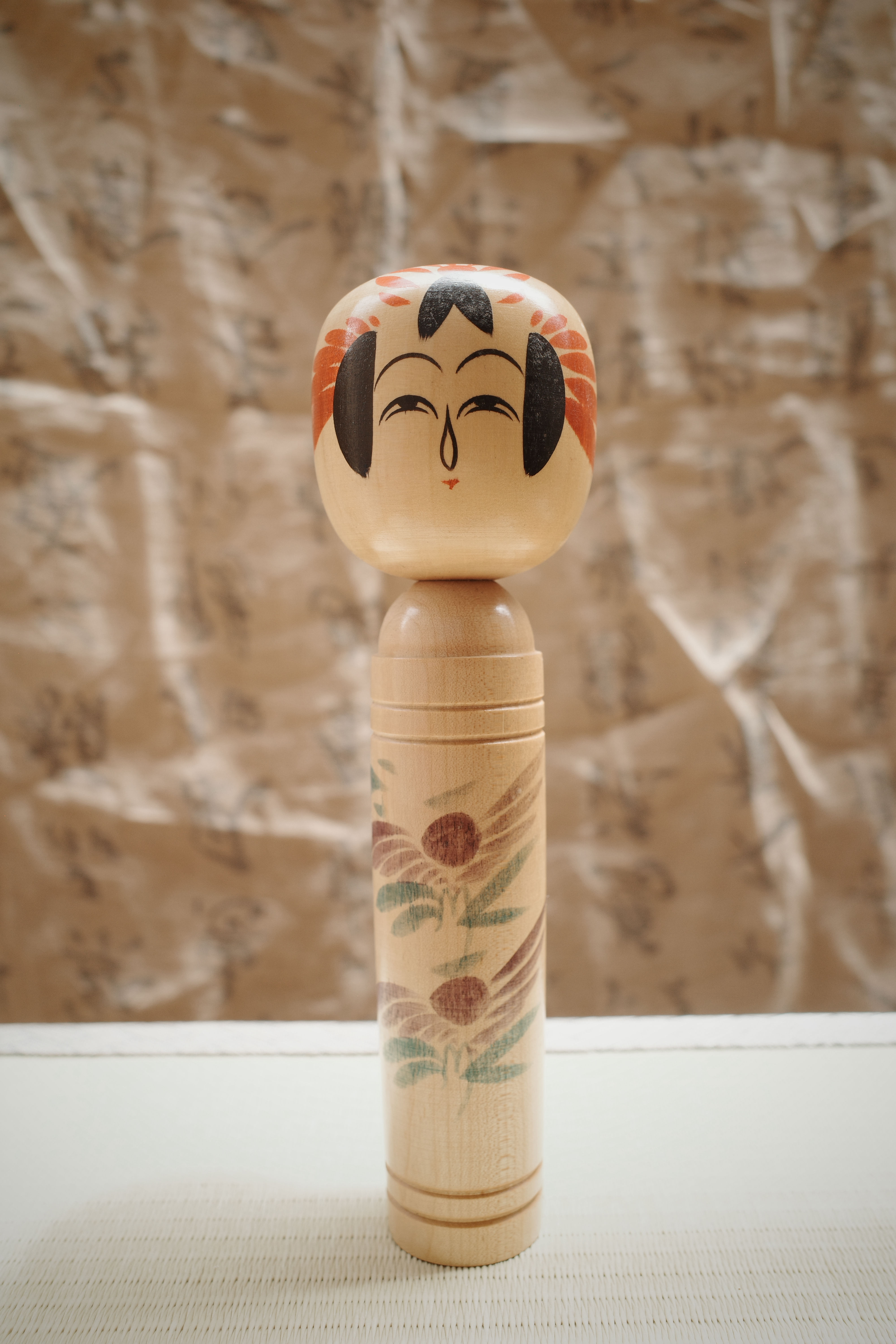 Statuette peinte
