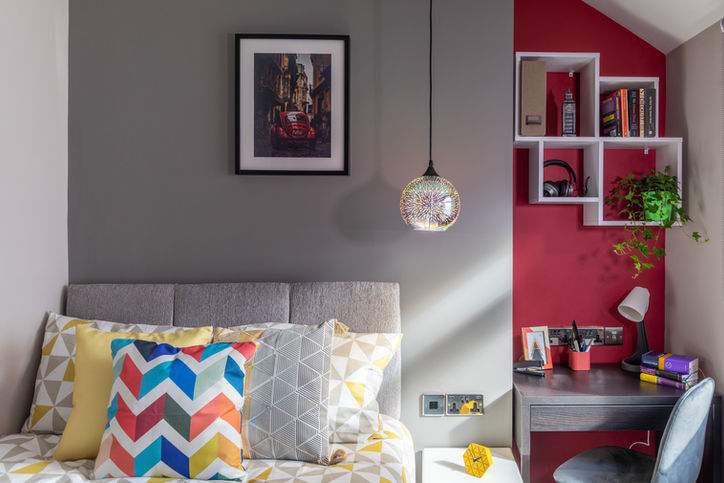 HDR Student Accomodation interiors