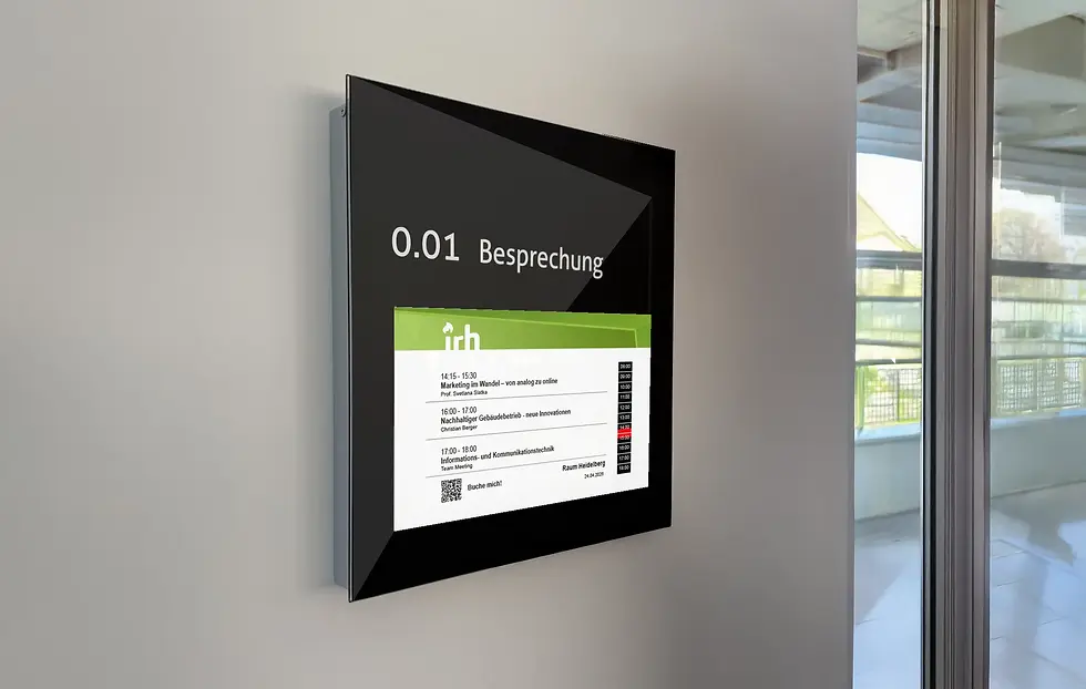 Signa Digitales Türschild für Konferenzräume