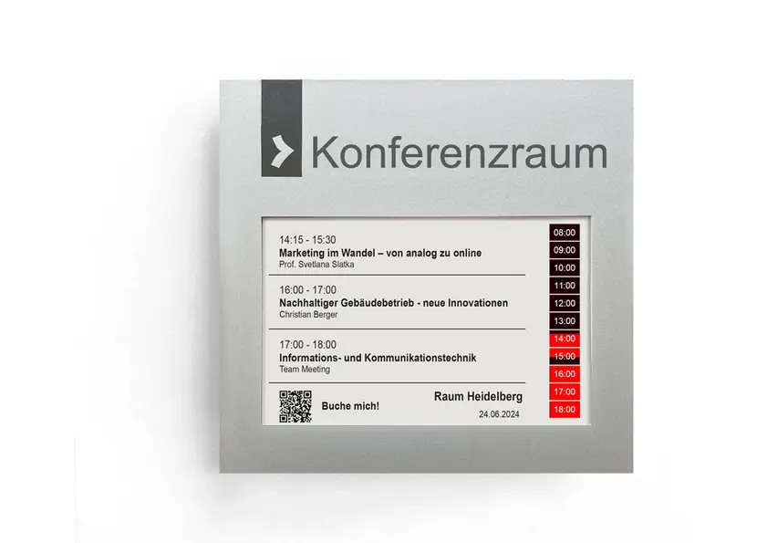 E-Paper Konferenzraumschild