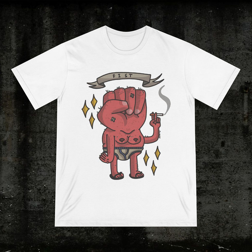 Thumbnail: Red Guy Organic Staple T-shirt