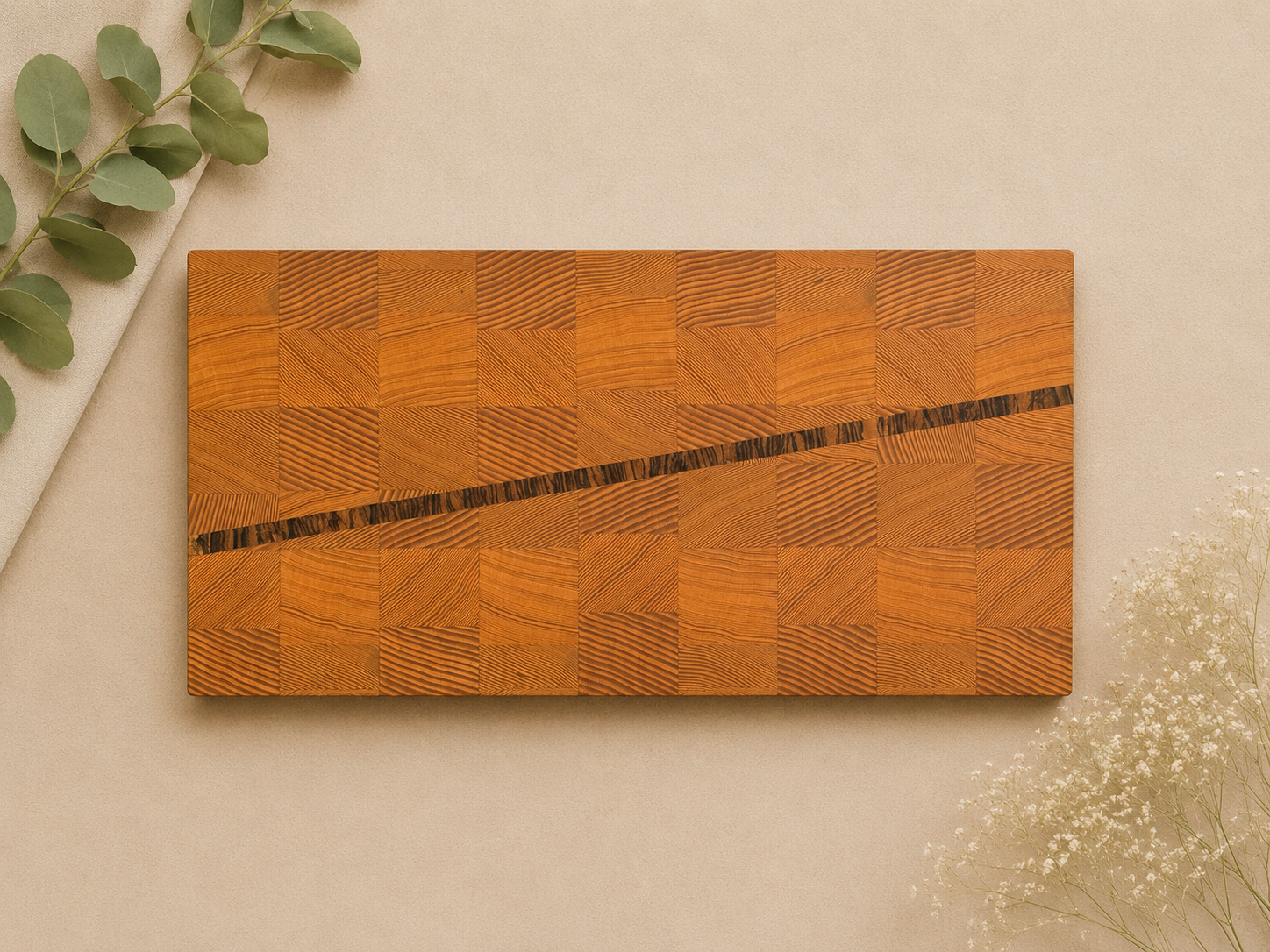VG Fir + Zebrawood Serving Board