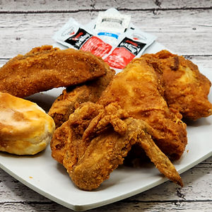 Combo de pollo frito crujiente (3 piezas)