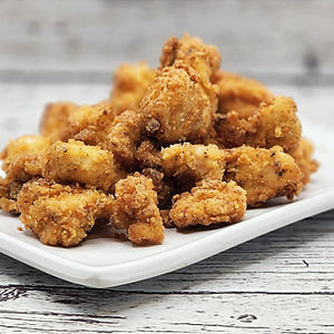 Pollo con palomitas de maíz