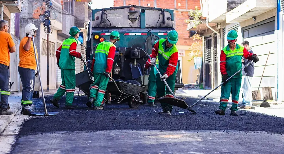 Travessa dos Compadres, no Bonança, recebe pavimentação asfáltica