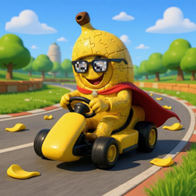 "Sometimes you have to dress like a questionably heroic fruit and throw yourself around the bend,       just to remember lite's not supposed to be on the rails."  —CUE Drift