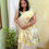 Thumbnail: WHITE TISSUE COTTON SAREE