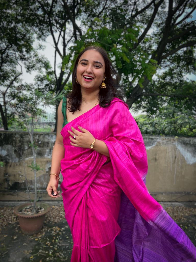 Thumbnail: EVENING PINK PURE TUSSAR GHICHA