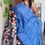 Thumbnail: Blue Batik Silk Saree