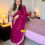 Thumbnail: Amethyst Tissue Organza Saree