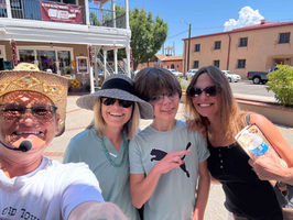 Guided history tour of Old Town Albuquerque landmarks