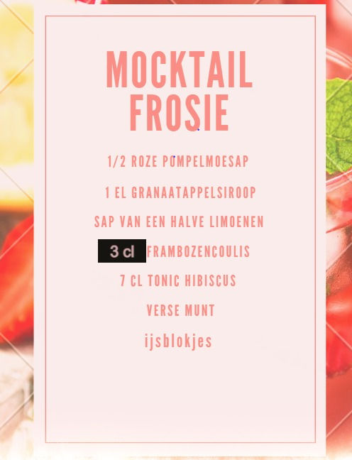 Mocktail Frosie By Jannes