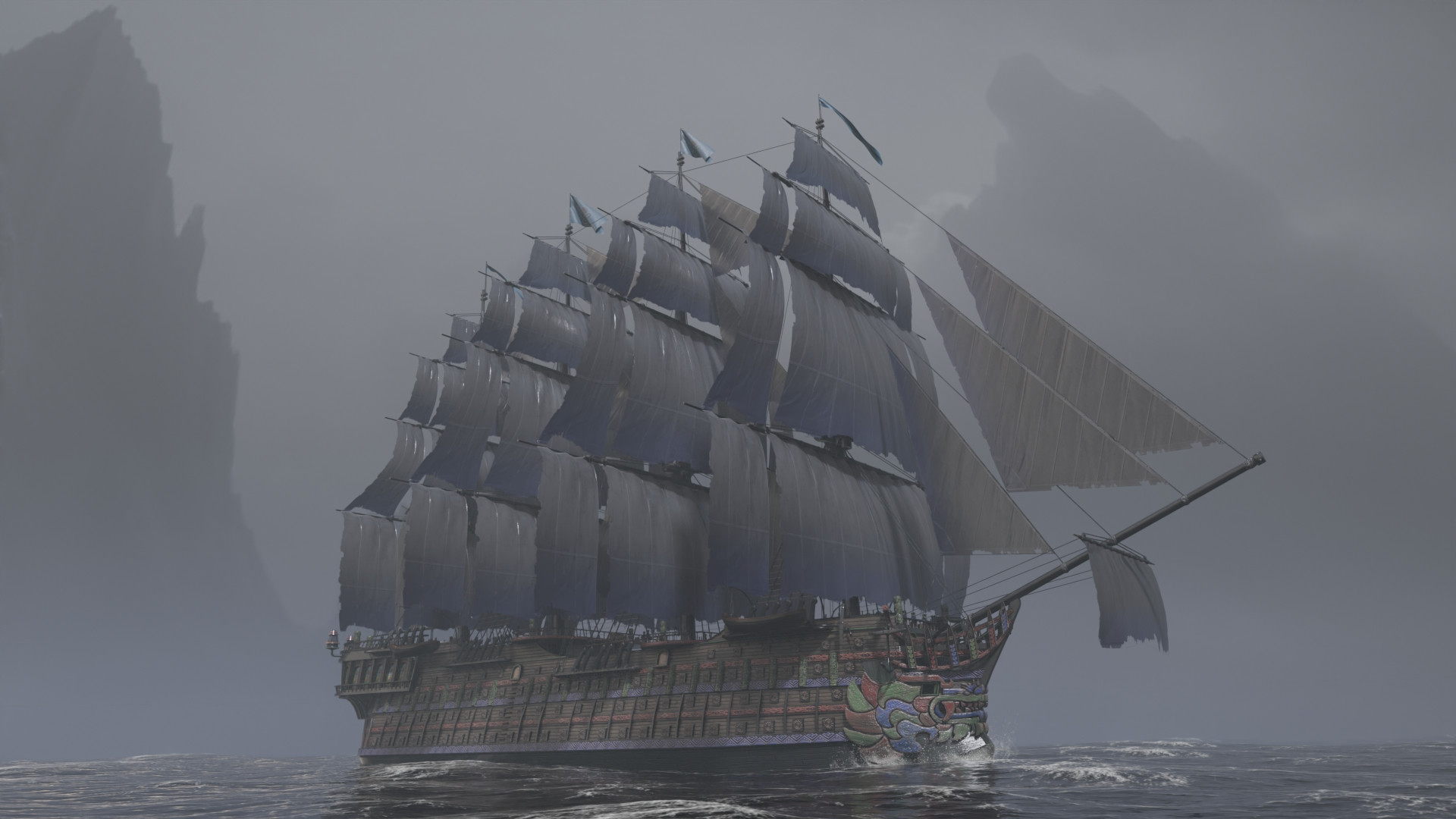 Russian First Rate Hurakan. Imperial first-rate ship of the line | worldofseabattle