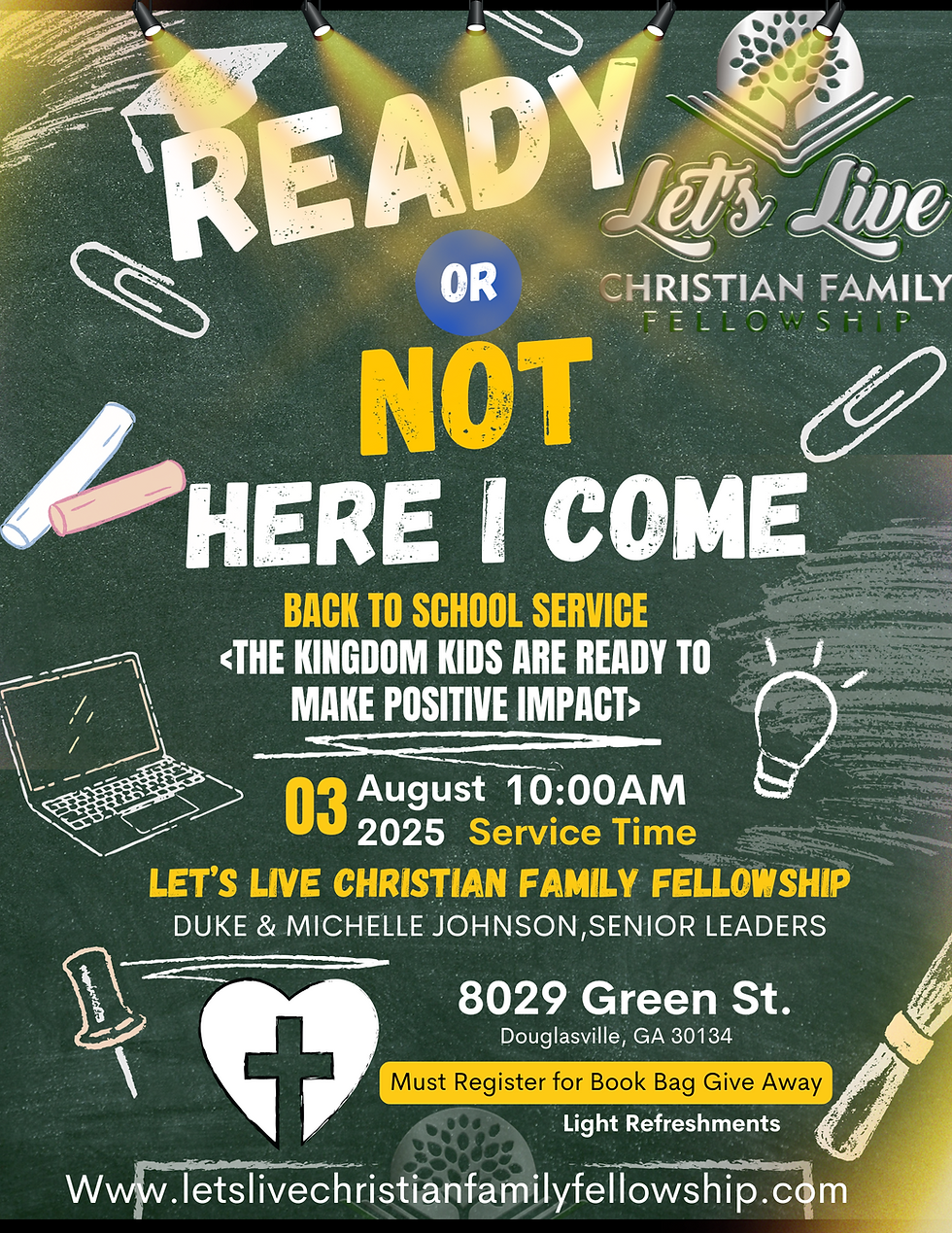 Back to School Service- Book Bag Give Away