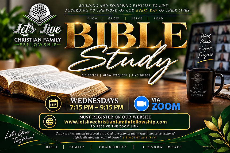 We Live the Word Bible Study (1)
