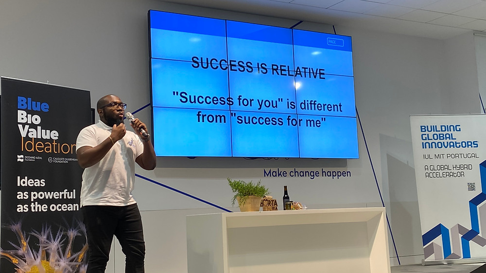 Otito Dosumu (BGI) featuring "what is needed to become a successful entrepreneur" - Porto Ideation