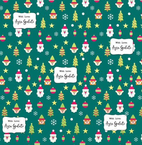 Thumbnail: 15 sheet Christmas Wrapping Paper