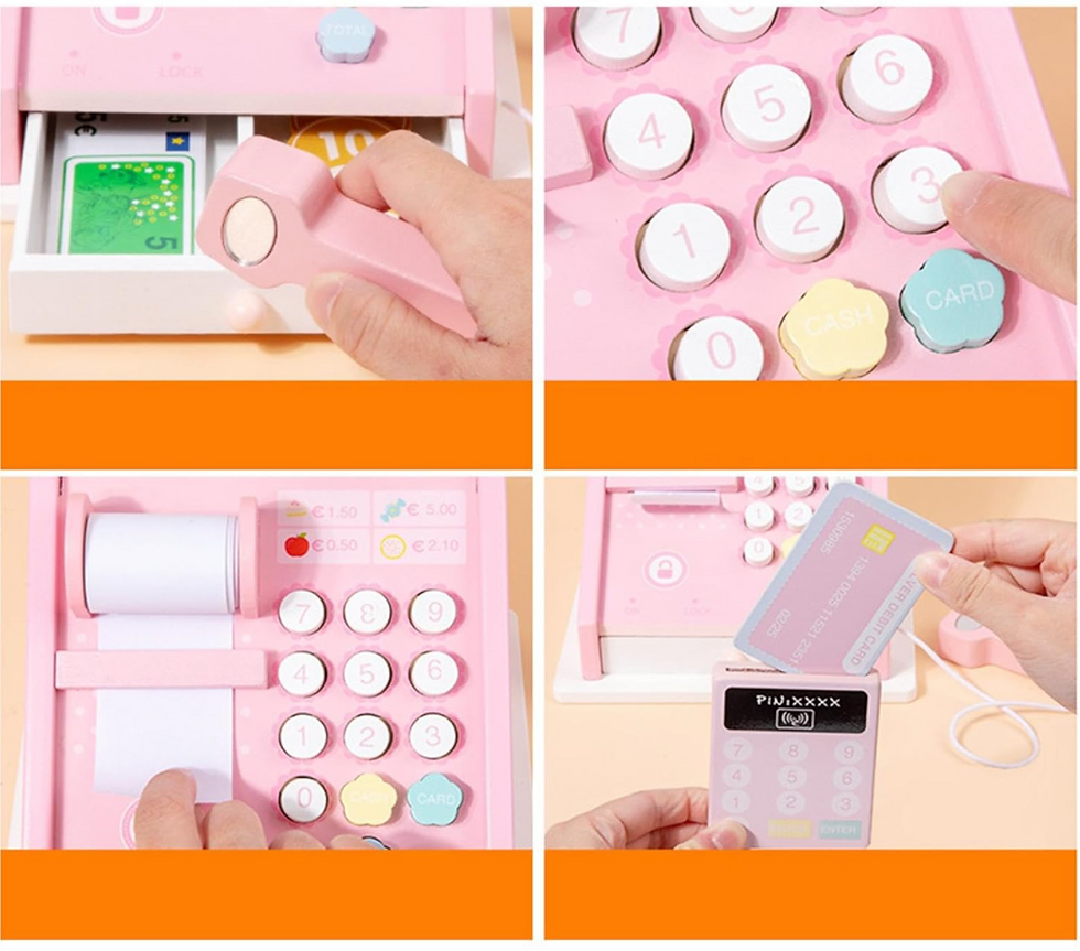 Thumbnail: Cash Register-Wooden Pretend Play
