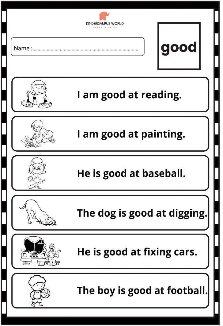 Thumbnail: Sight Words