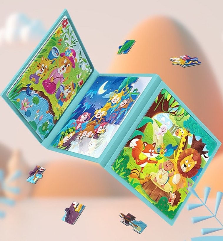Thumbnail: Leveled magnetic puzzles