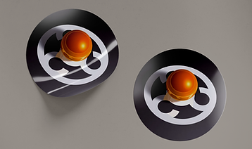 Round Stickers Mockup, Front View.png
