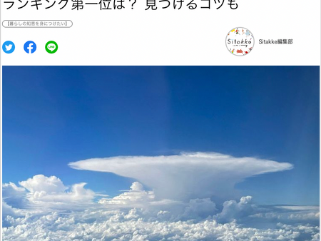 WEBマガジン「Sitakke」記事【『天気の子』気象監修者 インタビュー】