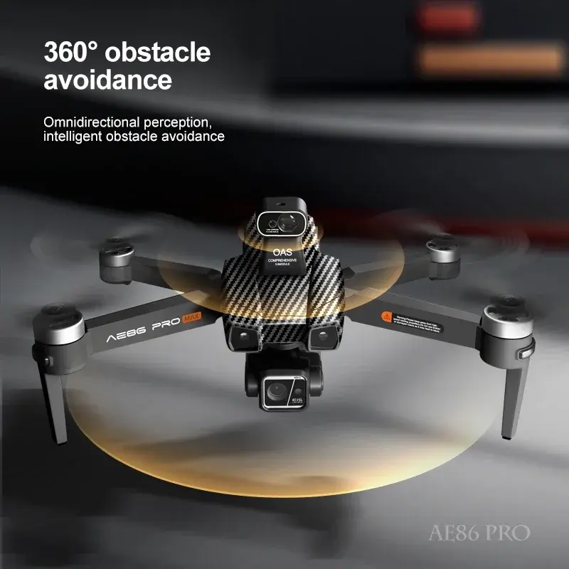 Thumbnail: AE86 PRO Max Profesional Drone with 8K HD Camera 3-axis gimbal Aerial Photograph