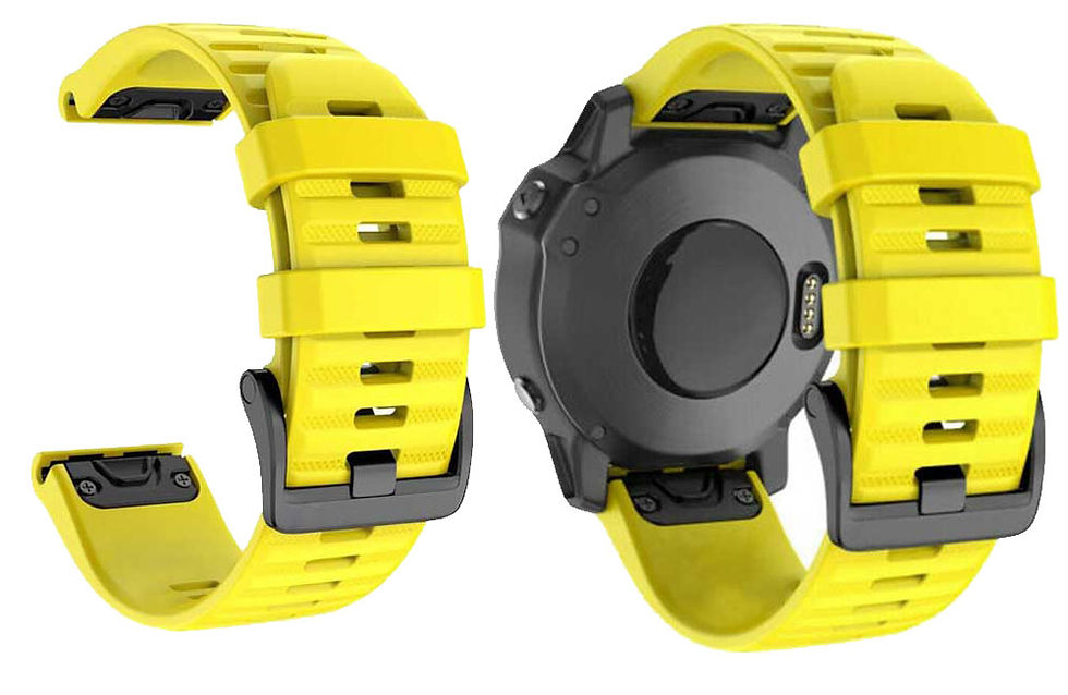 Thumbnail: 26 22 20mm Silicone Watchband for Garmin Fenix 8 51mm 43 47mm 7 7X 7S 5S 6S 6 6X